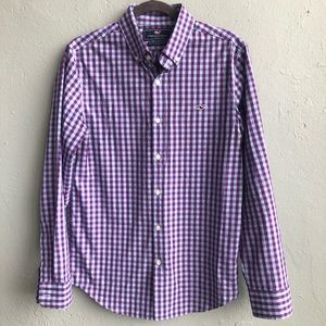 Vineyard Vines Mens Size Small Shirt Blue & Purple